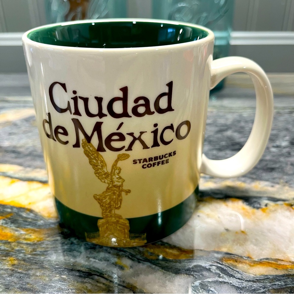 Starbucks Coffee Cup Mug 16 Ounce Icon City Series Ciudad de Mexico 2016